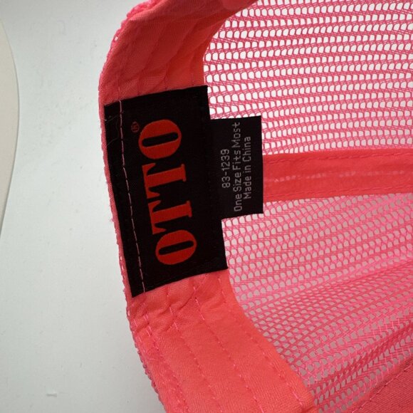 Dixie Fish Company Trucker Hat Cap Mesh SnapBack Adjustable Pink Fishing - Picture 5 of 5